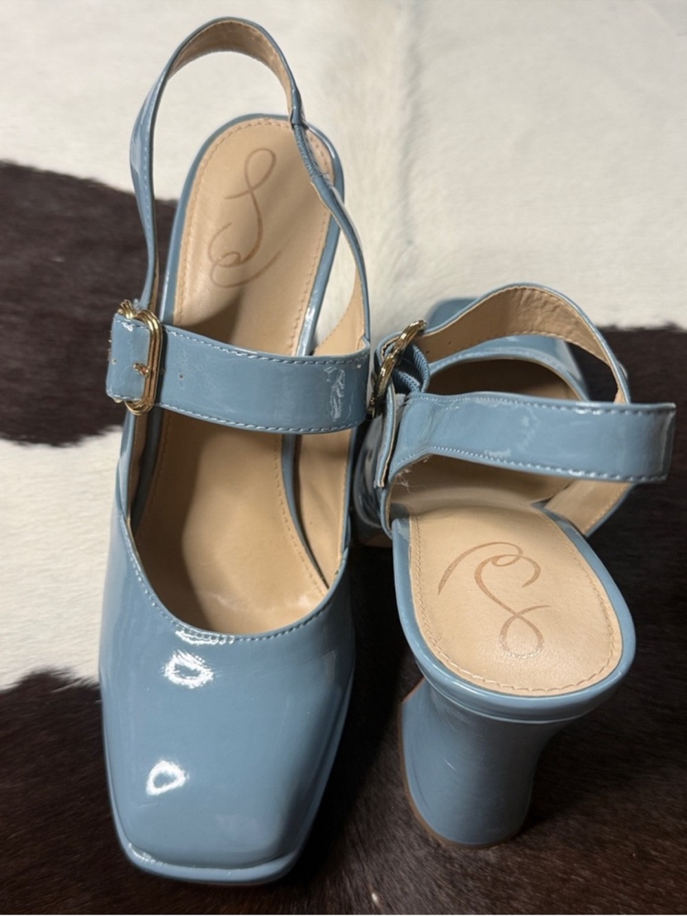Sam Edelman blue heels